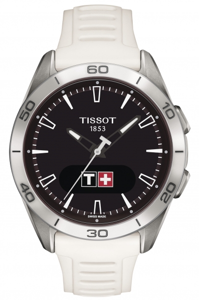 TISSOT-T-Touch-Connect-Sport-Damen-und-Herrenuhr-Wei--Titan-Quarz-Saphirglas-43mm-T153-420-47-051-03