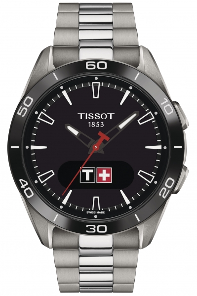 TISSOT-T-Touch-Connect-Sport-Damen-und-Herrenuhr-Titan-Quarz-Saphirglas-43mm-T153-420-44-051-00