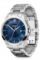 Victorinox-Alliance-Uhr-und-Schweizer-Taschenmesser-Set-Herrenuhr-Silber-Blau-Quarz-40mm-241910-1
