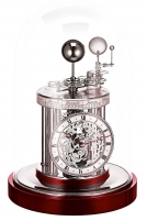 Hermle -Tischuhr Astrolabium Rot Quarz 28,5cm- 22836-V22987