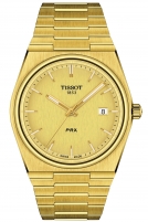 TISSOT -PRX Herrenuhr Gold Quarz Datum 40mm- T137.410.33.021.00