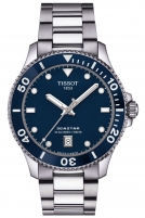 TISSOT -Seastar 1000 Herren- und Damenuhr Silber Blau Quarz Saphirglas 40mm- T120.410.11.041.00