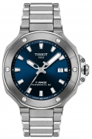 TISSOT -T-Race Powermatic 80 Herrenuhr Silber Blau Automatik Saphirglas 41mm- T141.807.11.041.00